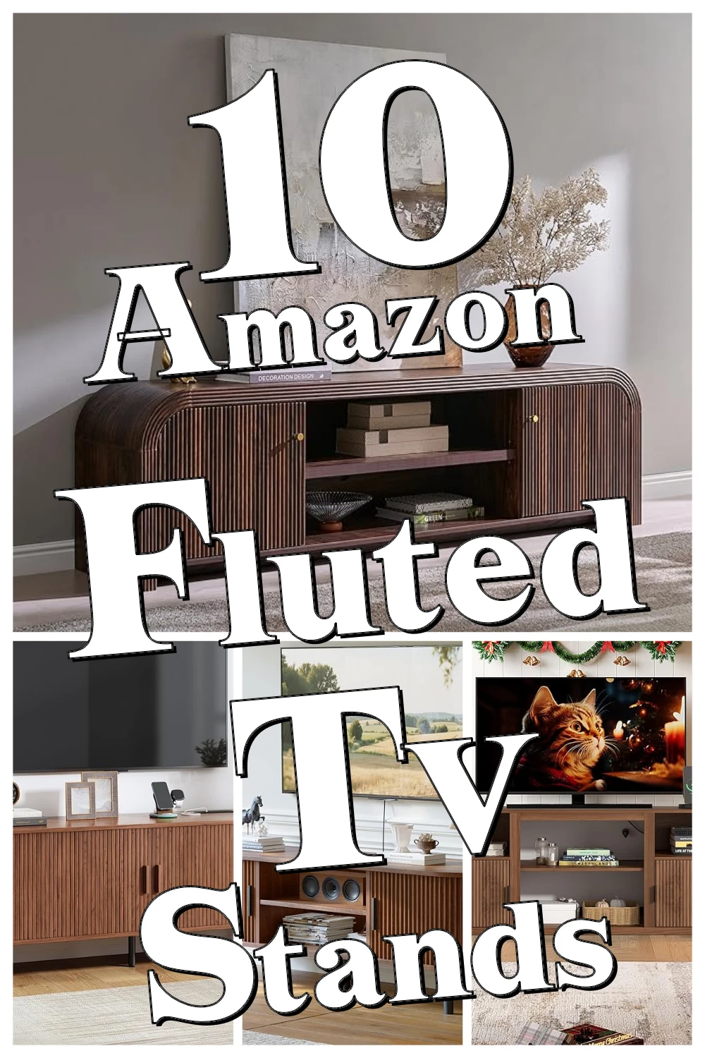 10 Genius Fluted TV Stands with Hidden Storage You Didn’t Know You Needed for Tidy Living Rooms