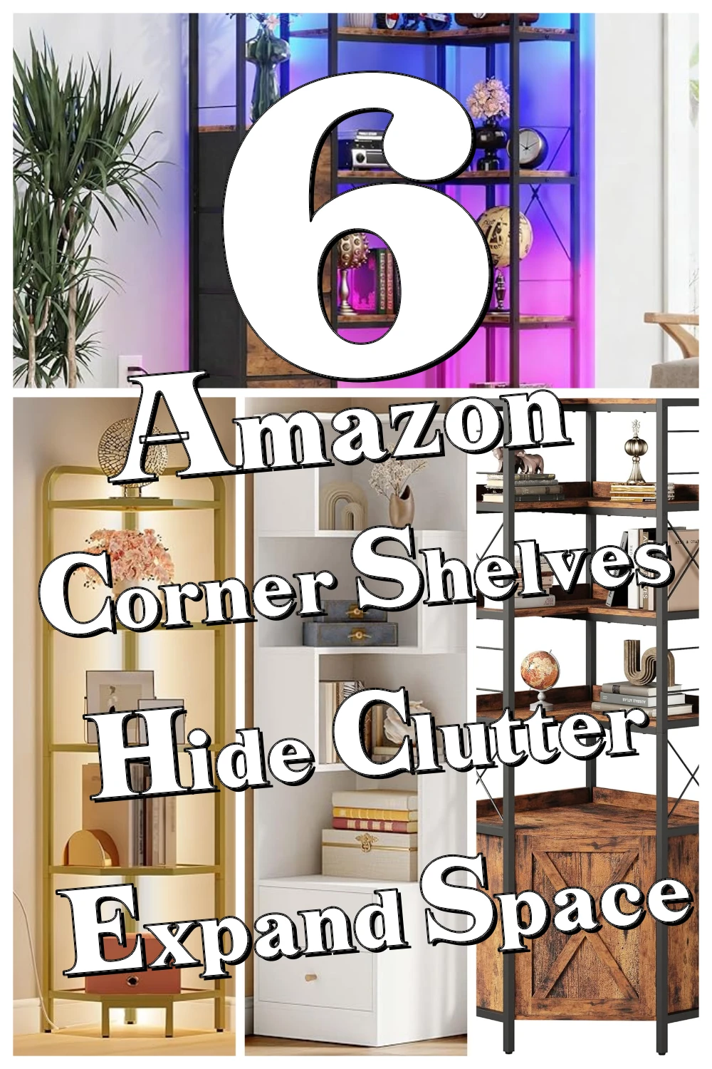 6 Genius Corner Bookshelves That Hide Clutter & Make Small Living Rooms Feel Bigger