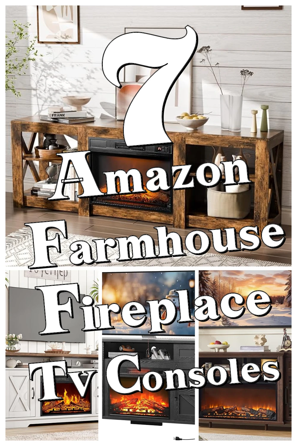 7 Farmhouse Fireplace TV Consoles You Didn’t Know You Needed for Warmth & Clever Storage
