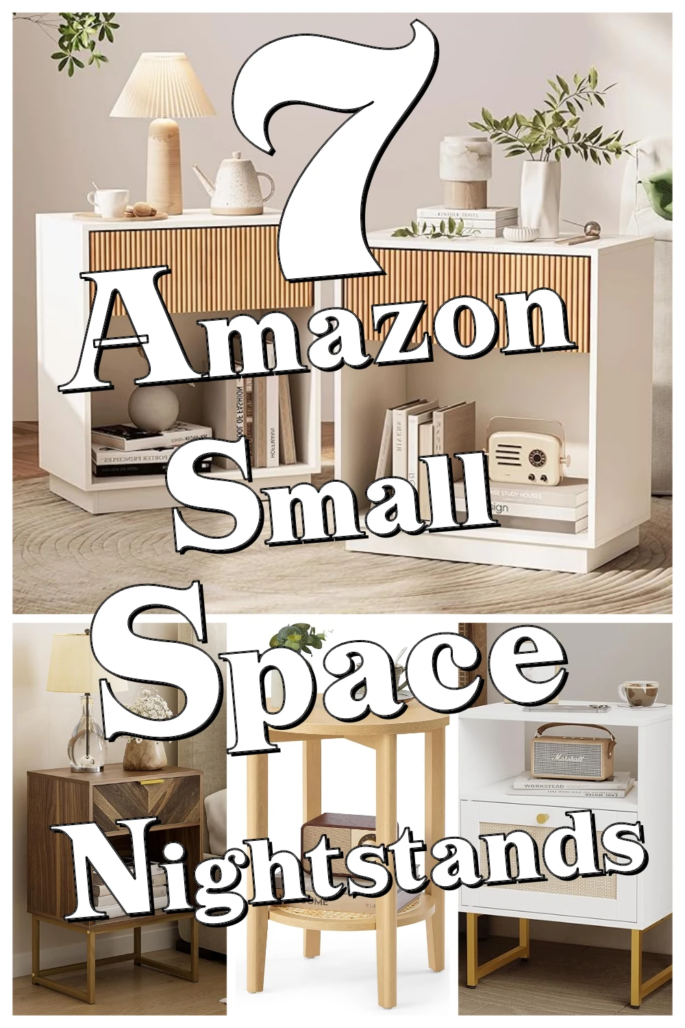 7 Genius Night Stands That Make Tiny Bedrooms Feel Bigger and More Organized