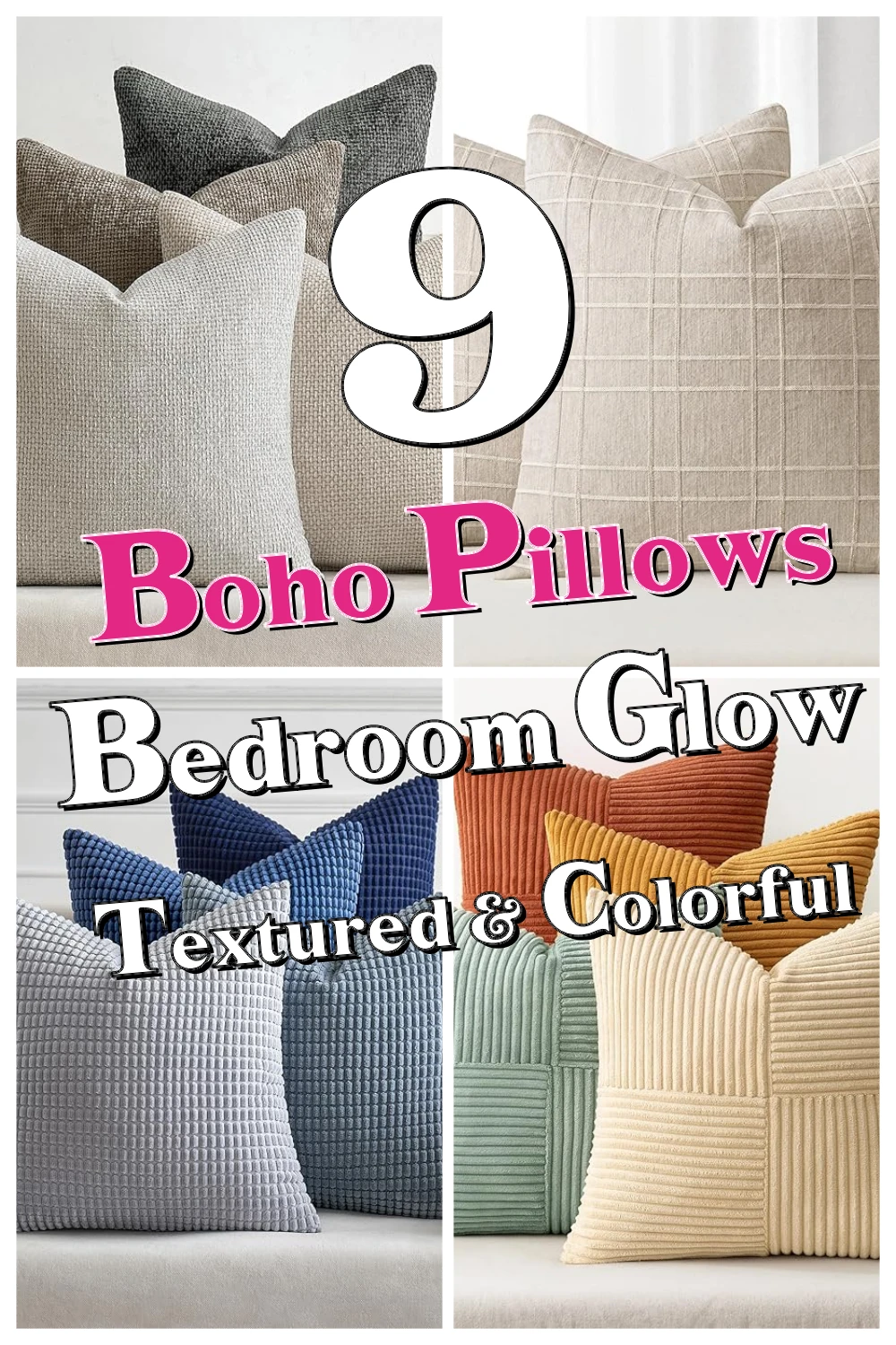 9 Boho Throw Pillows You Didn’t Know You Needed for an Instant Bedroom Glow-Up