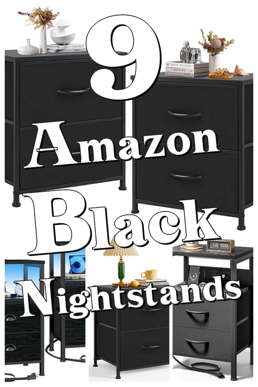 9 Genius Black Night Stands with Hidden Charging & Storage You Didn’t Know You Needed