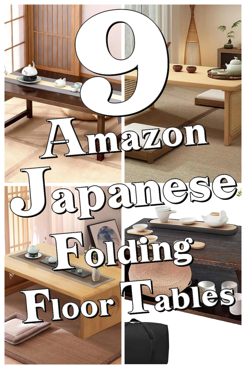 9 Genius Japanese Folding Coffee Tables You Didn’t Know You Needed for Small Living Rooms