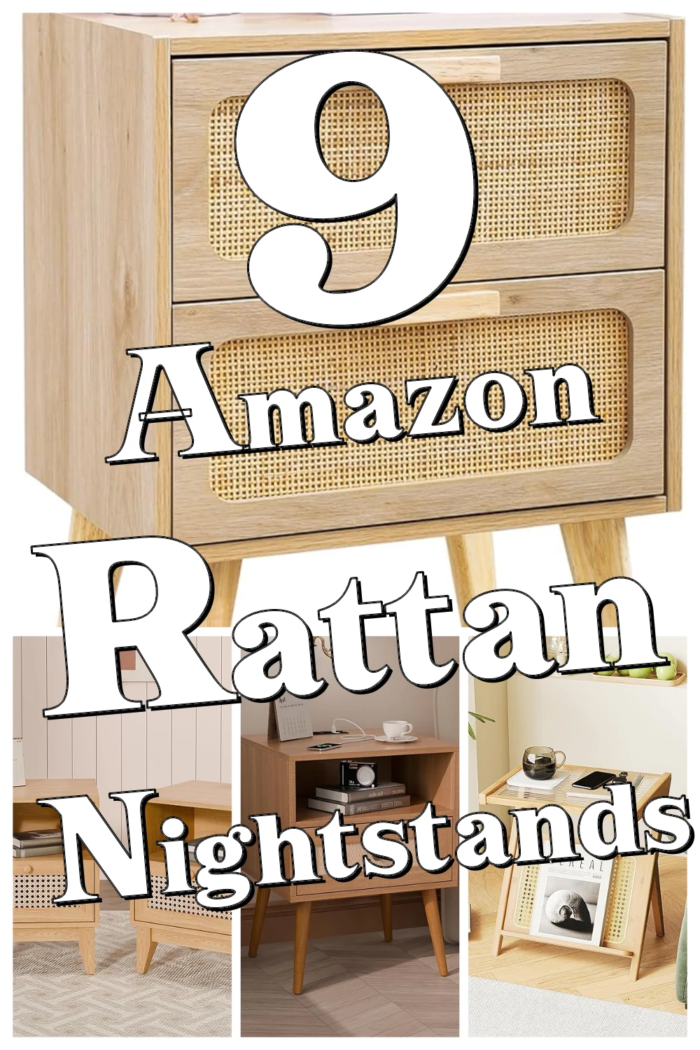 9 Genius Small Rattan Nightstands You Didn’t Know You Needed for Cozy Bedroom Storage