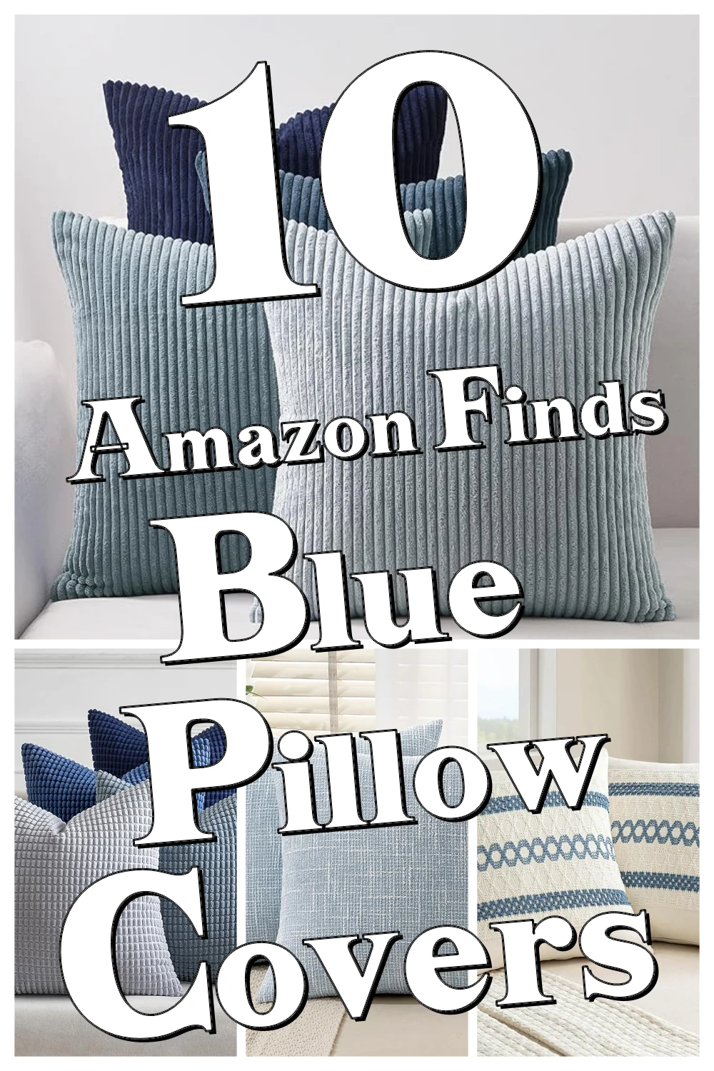 10 Blue Pillow Covers That Bring Cozy, Stylish Vibes You Didn’t Know Your Living Room Needed