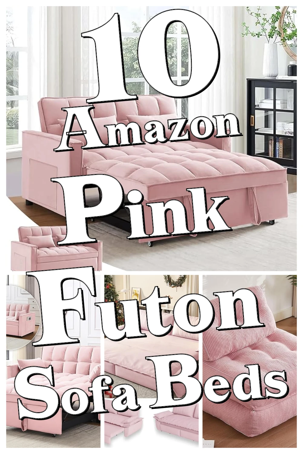 10 Genius Convertible Pink Futon Sofa Beds That Actually Work for Tiny Living Rooms