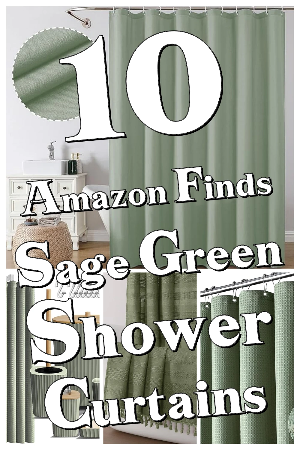 10 Genius Sage Green Shower Curtains That Instantly Elevate Any Bathroom Vibe