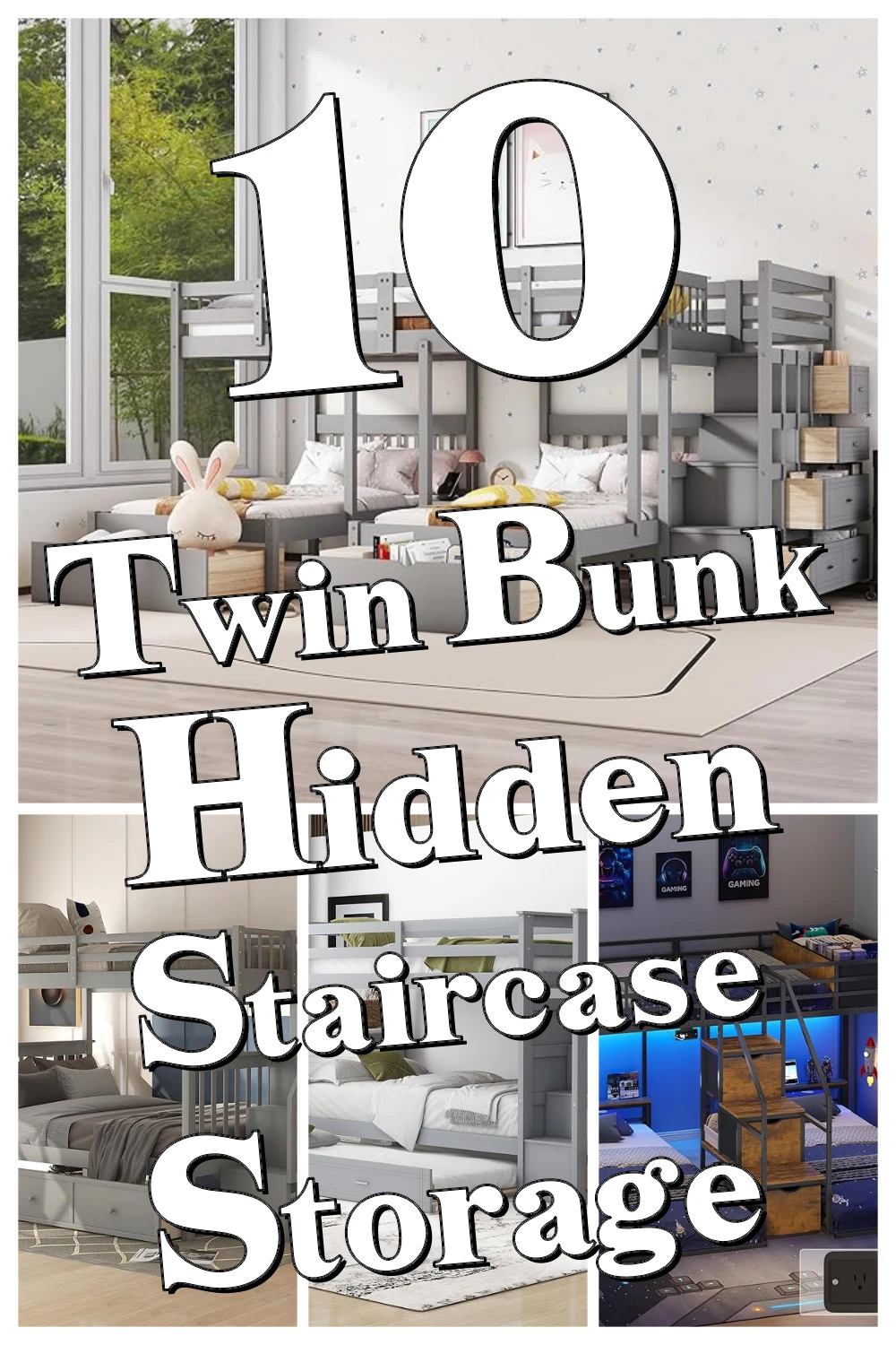 10 Genius Twin Bunk Beds with Hidden Staircase Storage You Didn’t Know You Needed