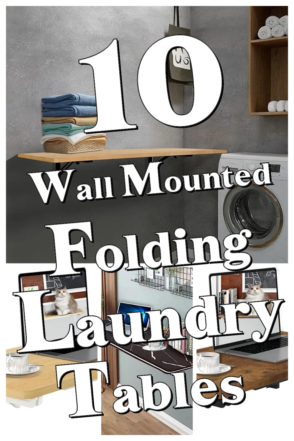 10 Genius Wall Mounted Folding Tables That Maximize Small Laundry Rooms Like Magic