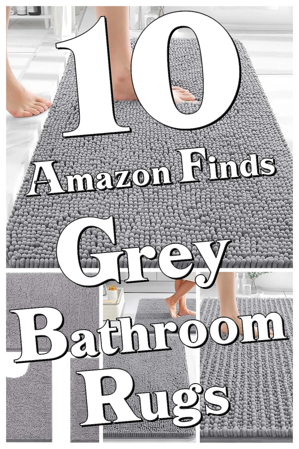 10 Machine Washable Grey Bathroom Rugs That Keep Your Space Fresh and Cozy