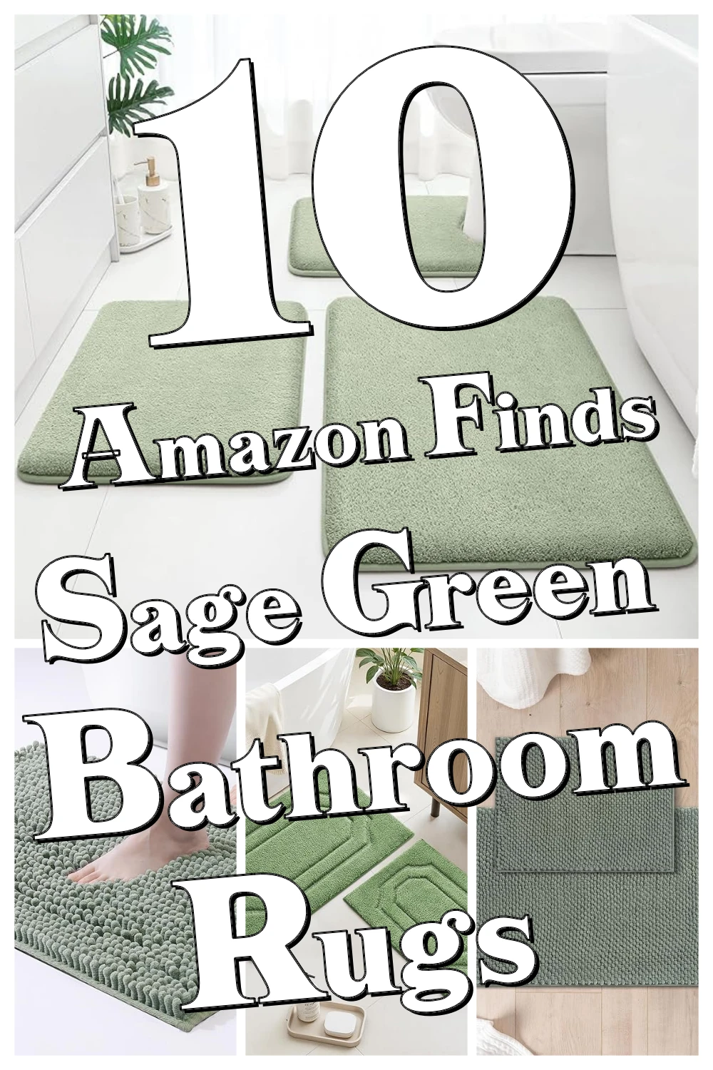 10 Sage Green Bath Rugs You Didn’t Know You Needed for Cozy, Clutter-Free Bathrooms