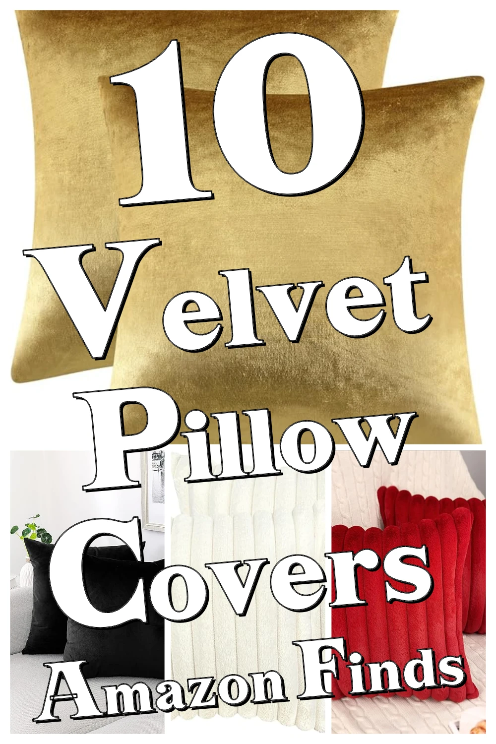 10 Velvet Throw Pillow Covers That Instantly Make Your Living Room Feel Luxe & Cozy