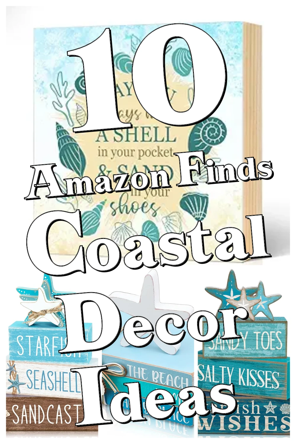 7 Clever Coastal Wooden Block Signs That Instantly Make Your Living Room Feel More Inviting
