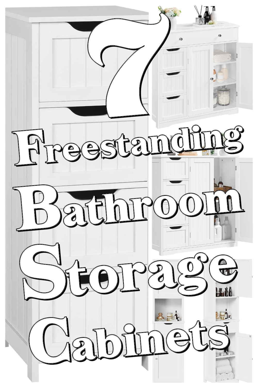 7 Clever Freestanding Bathroom Cabinets You Didn’t Know You Needed for Instant Storage