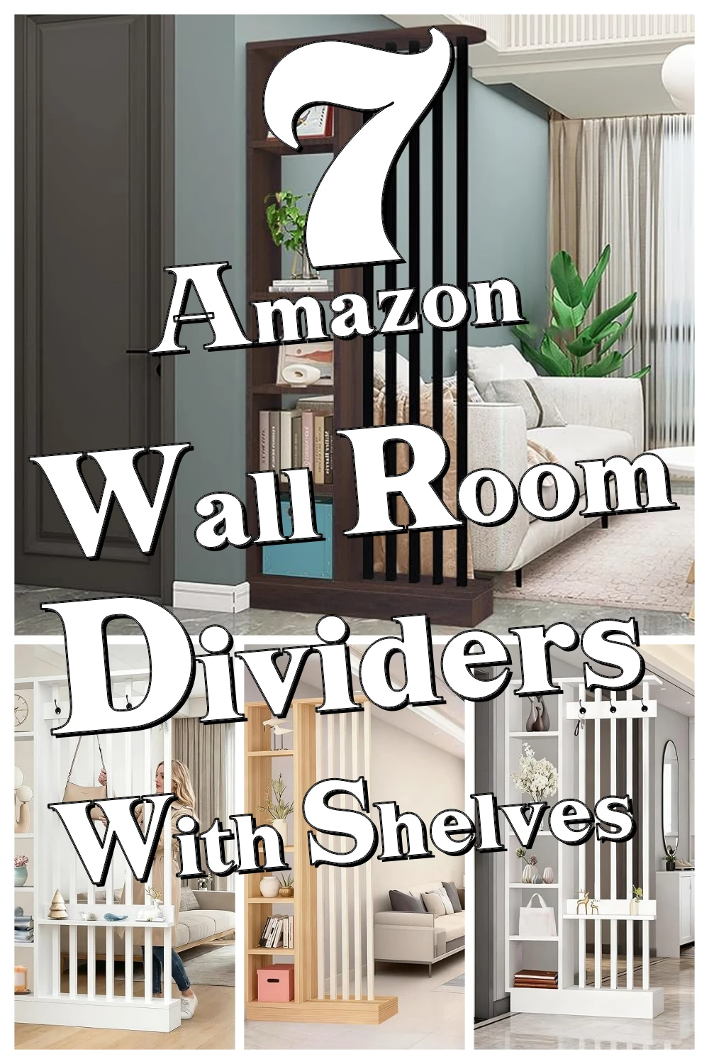 7 Clever Wall Room Dividers with Shelves You Didn’t Know You Needed for Small Living Spaces