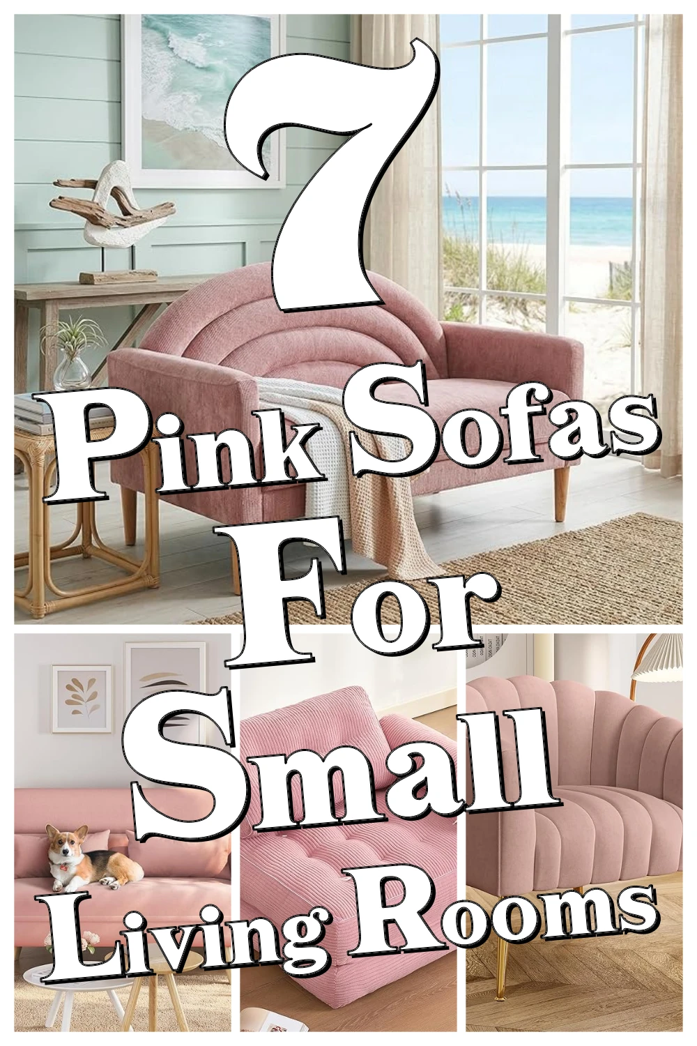 7 Genius Pink Sofa Couches You Didn’t Know You Needed for Small Living Rooms
