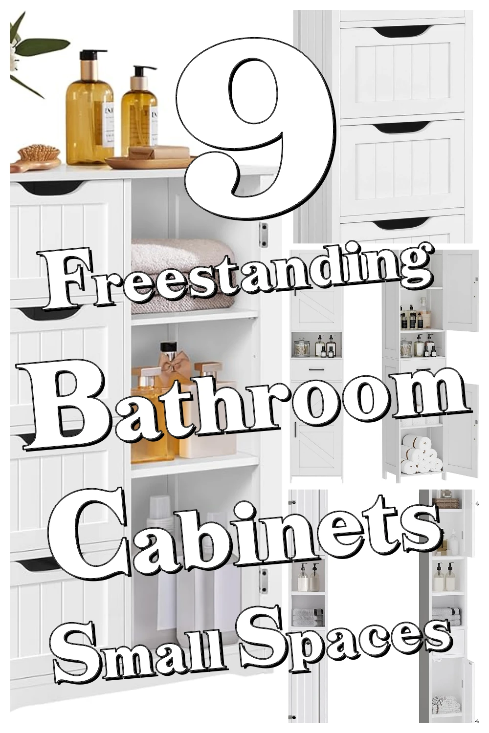 9 Clever Freestanding Bathroom Cabinets That Make Small Spaces Feel Way More Organized