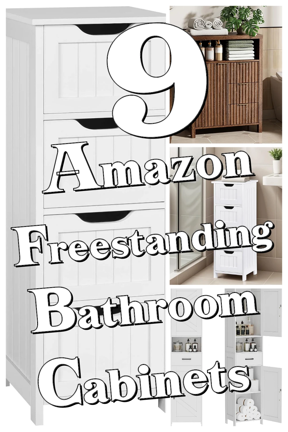 9 Clever Freestanding Bathroom Cabinets You Didn’t Know You Needed for Tidy, Bright Spaces