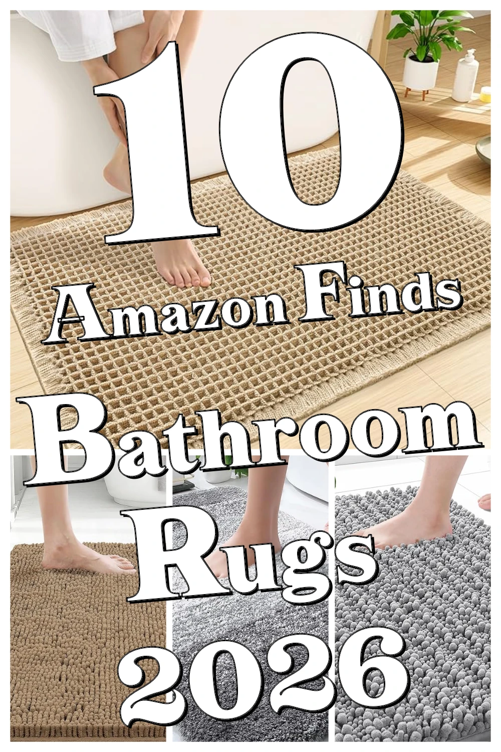 9 Genius Bathroom Rugs You Didn’t Know You Needed for Cozy, Fuss-Free Floors