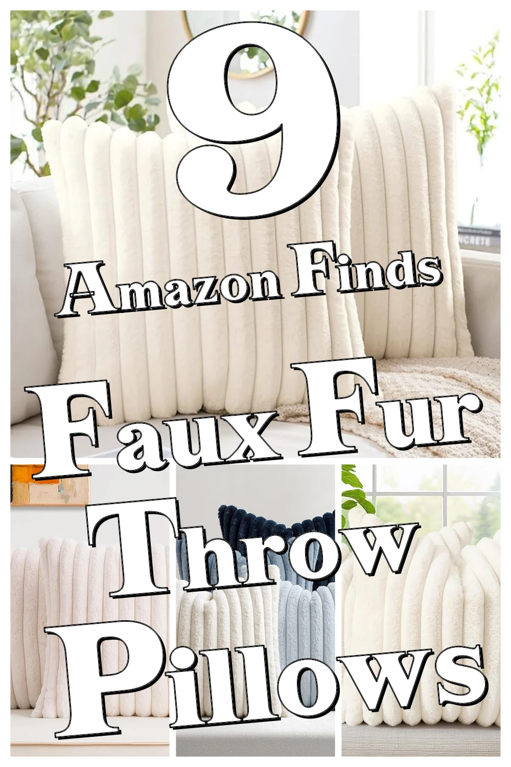 9 Luxe Faux Fur Throw Pillow Covers You Didn’t Know You Needed for Instant Cozy Vibes