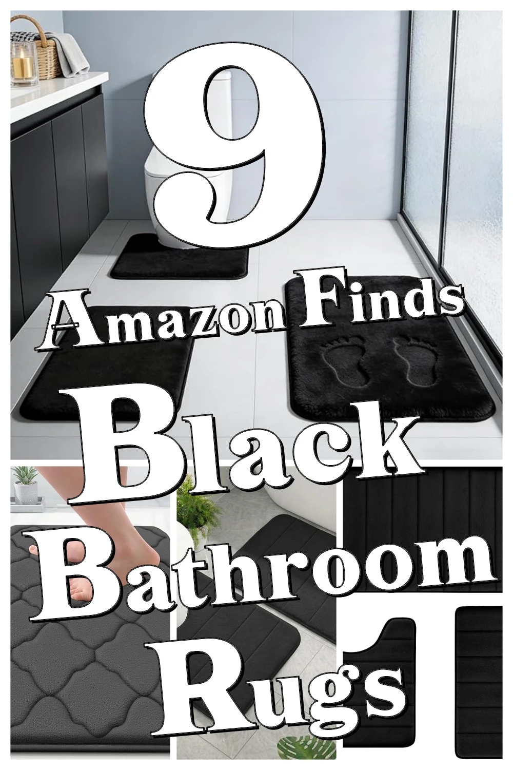 9 Must-Have Black Bathroom Rugs That Actually Make Small Spaces Feel Cozier