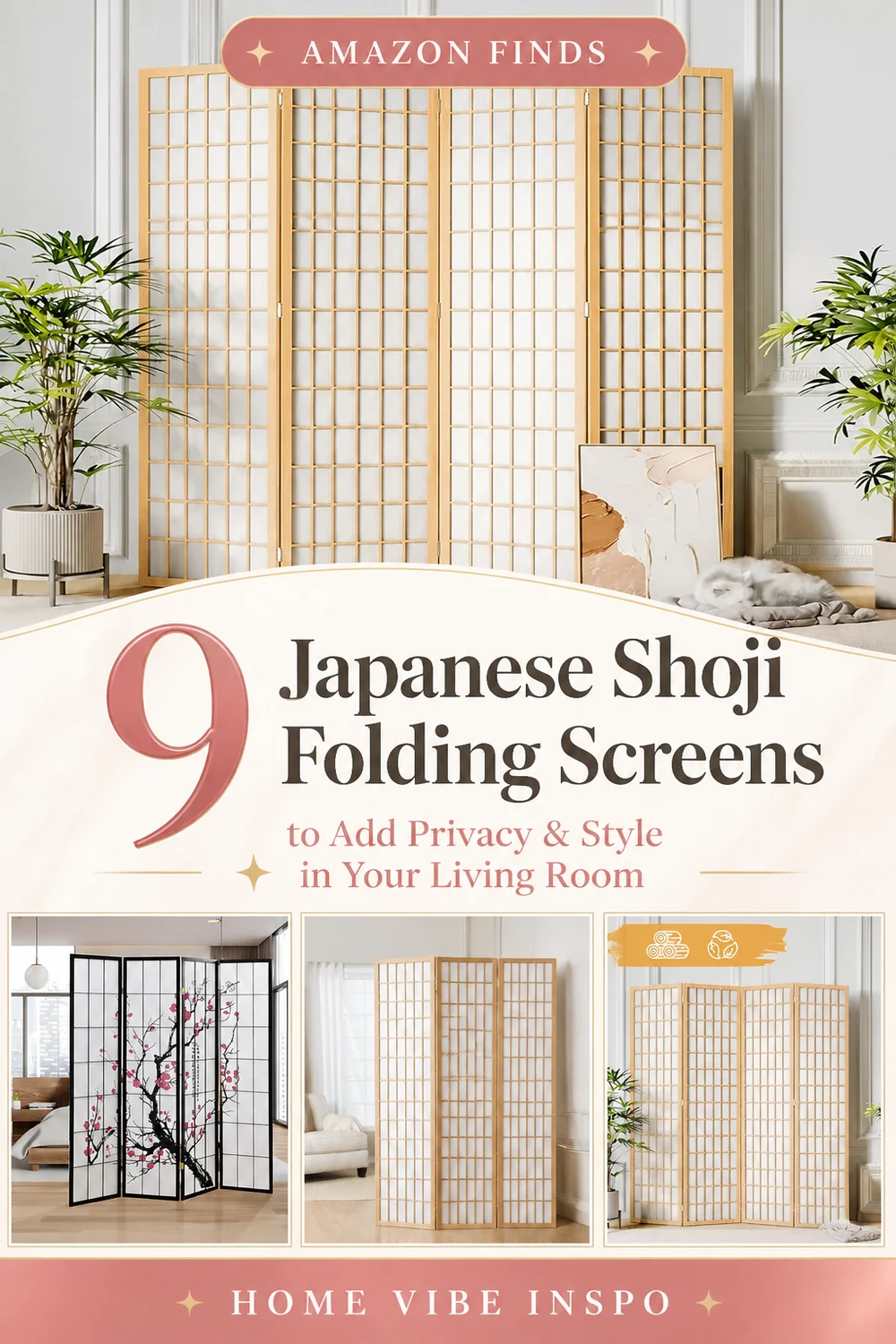 9 Japanese Shoji Folding Screens to Add Privacy and Style in Your Living Room