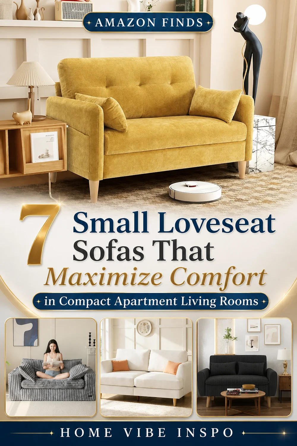 7 Small Loveseat Sofas That Maximize Comfort in Compact Apartment Living Rooms