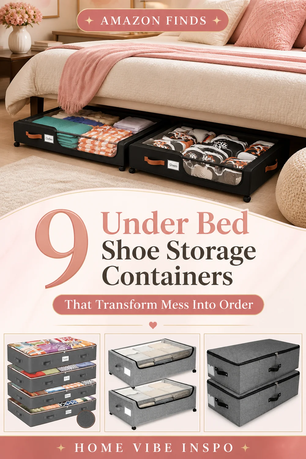 9 Under Bed Shoe Storage Containers That Transform Mess Into Order