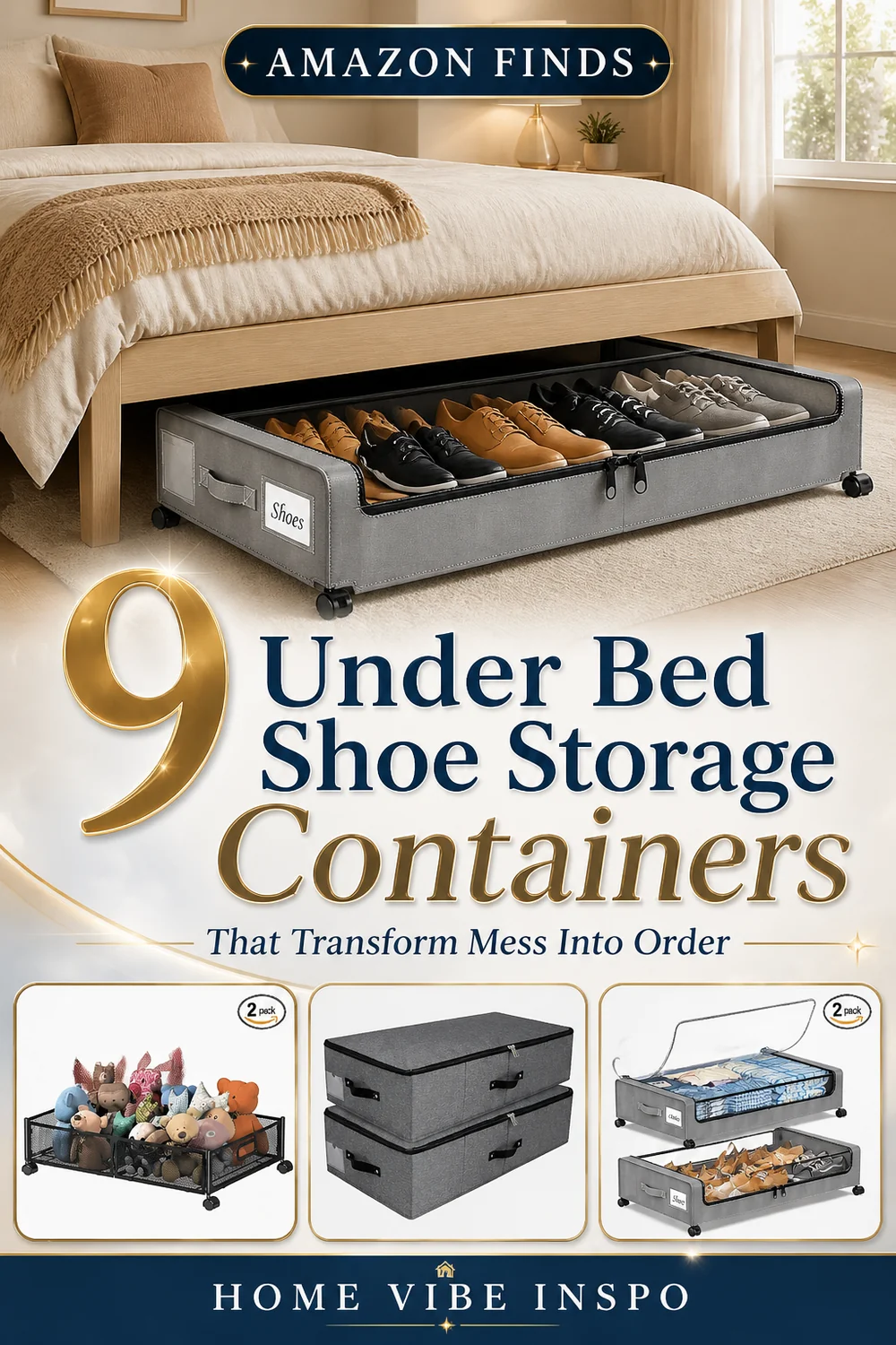 9 Under Bed Shoe Storage Containers That Transform Mess Into Order