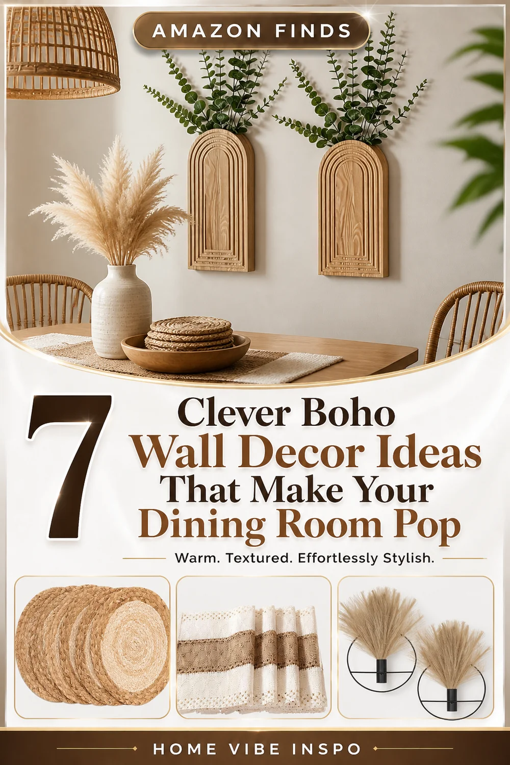 7 Clever Boho Wall Decor Ideas That Make Your Dining Room Pop