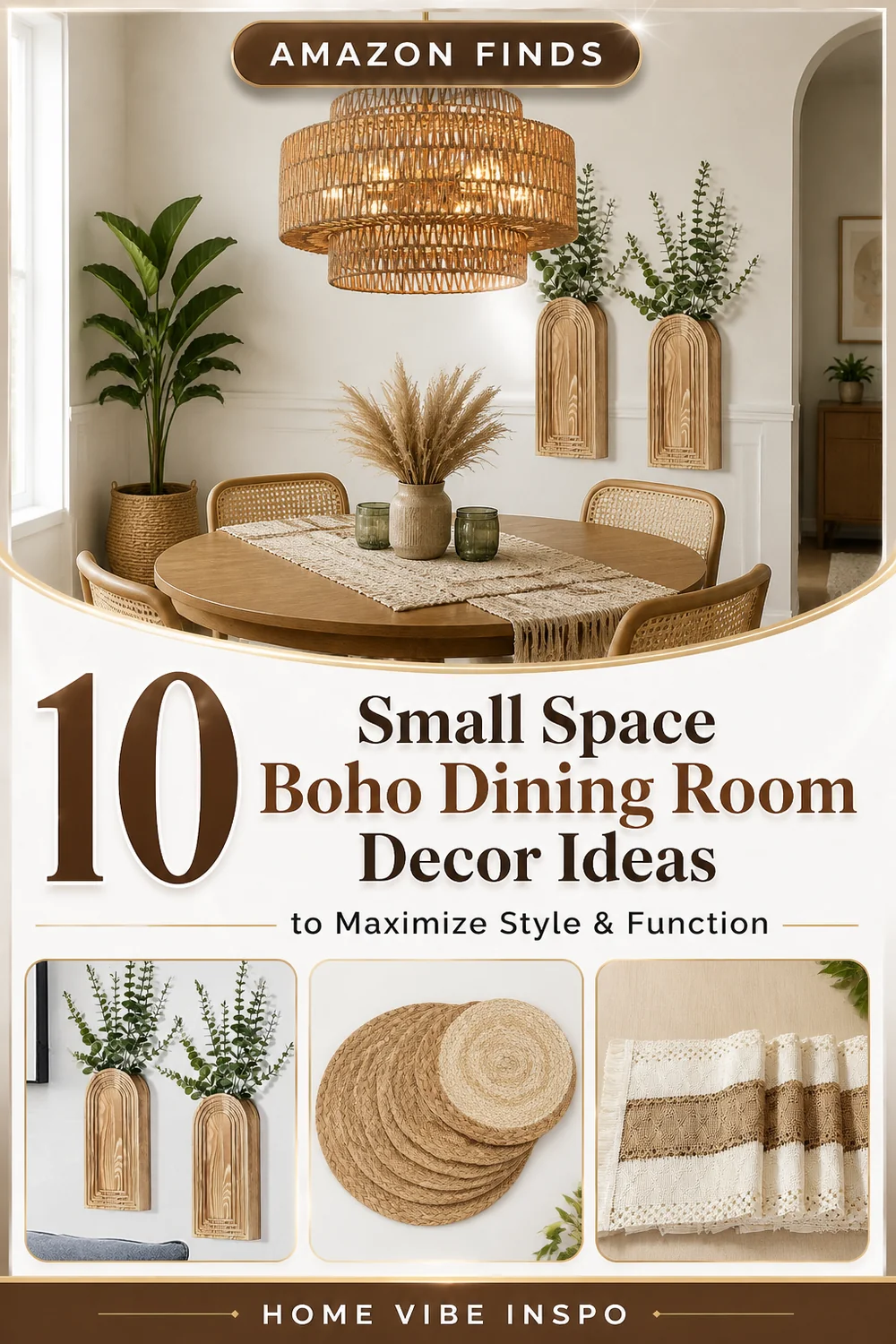 10 Small Space Boho Dining Room Decor Ideas to Maximize Style and Function