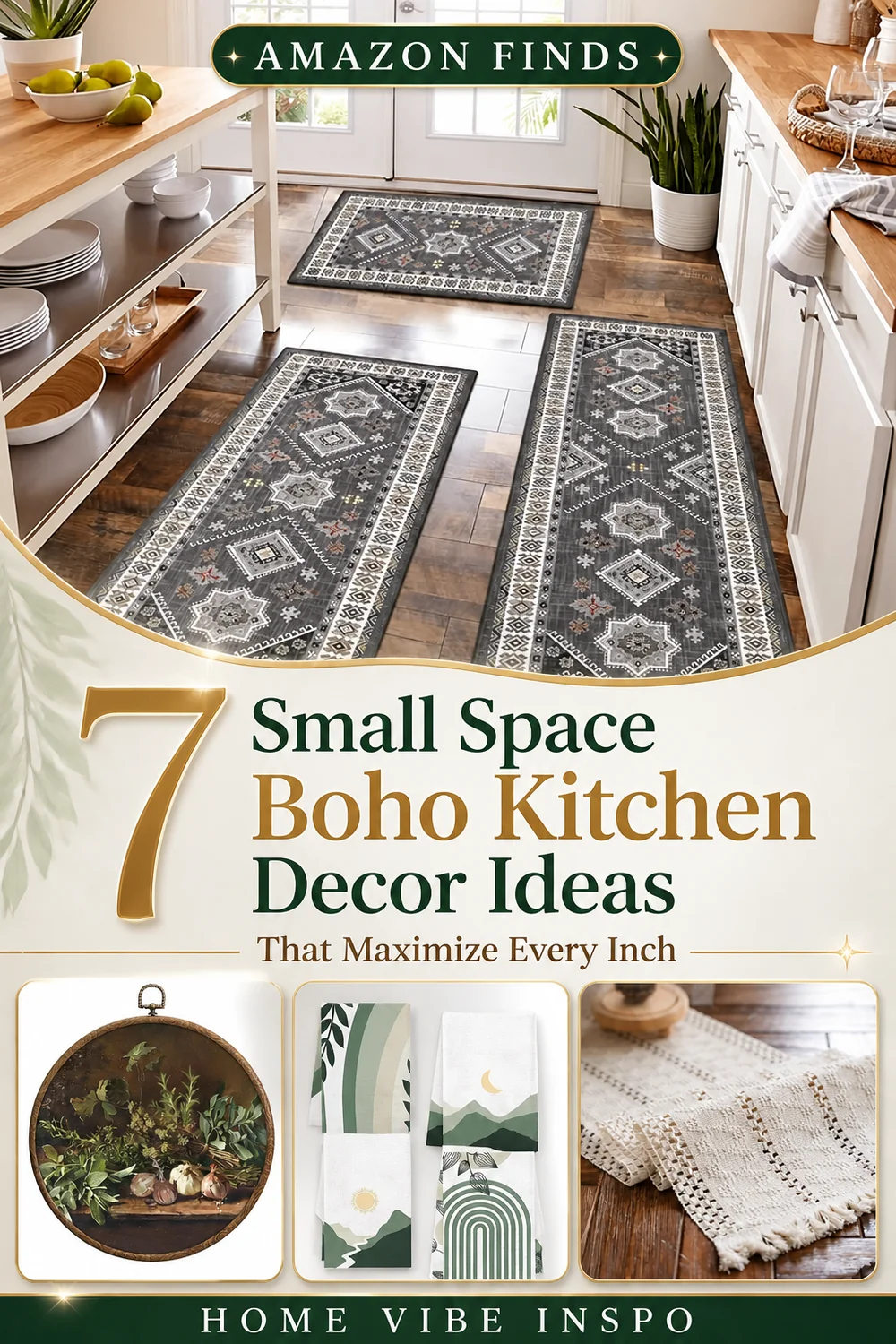 7 Small Space Boho Kitchen Decor Ideas That Maximize Every Inch