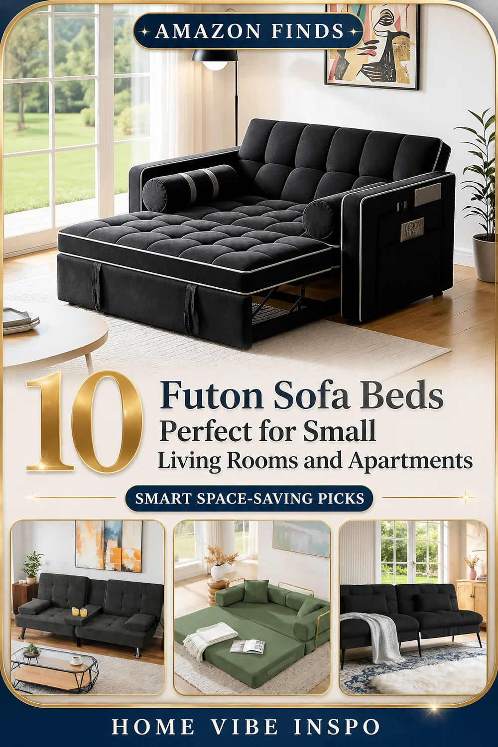 10 Futon Sofa Beds Perfect for Small Living Rooms and Apartments