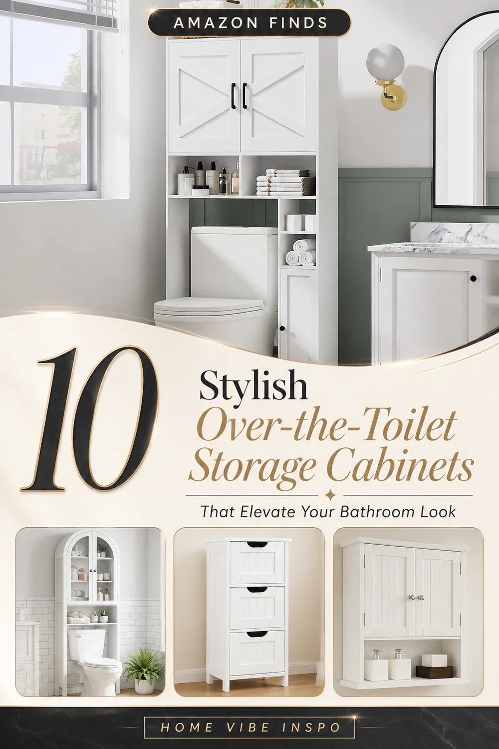 10 Stylish Over-the-Toilet Storage Cabinets That Elevate Your Bathroom Look