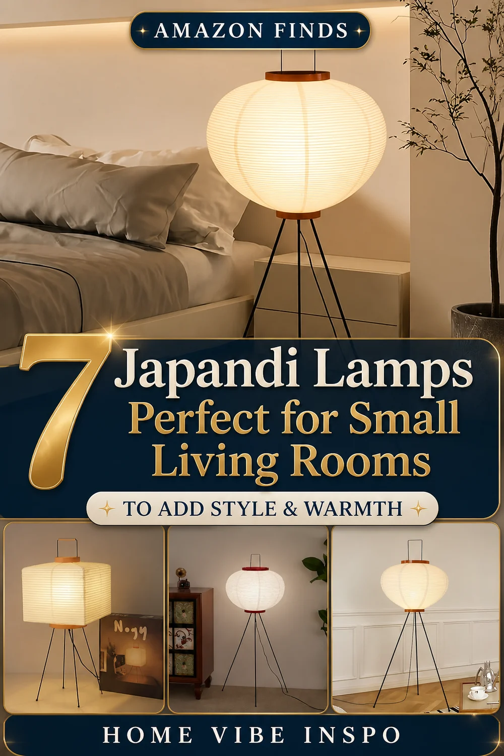 7 Japandi Lamps Perfect for Small Living Rooms to Add Style and Warmth