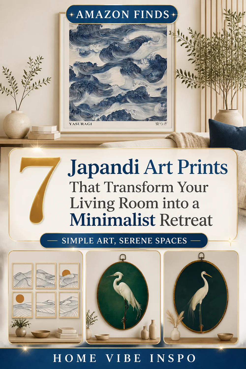 7 Japandi Art Prints That Transform Your Living Room into a Minimalist Retreat