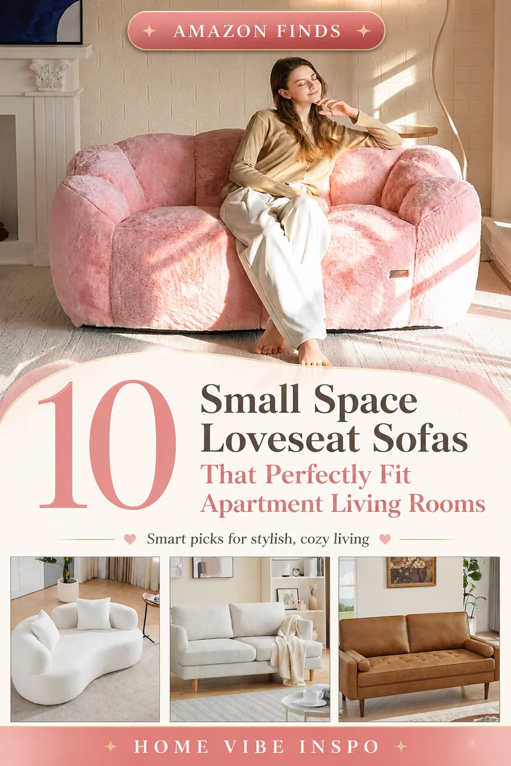 10 Small Space Loveseat Sofas That Perfectly Fit Apartment Living Rooms