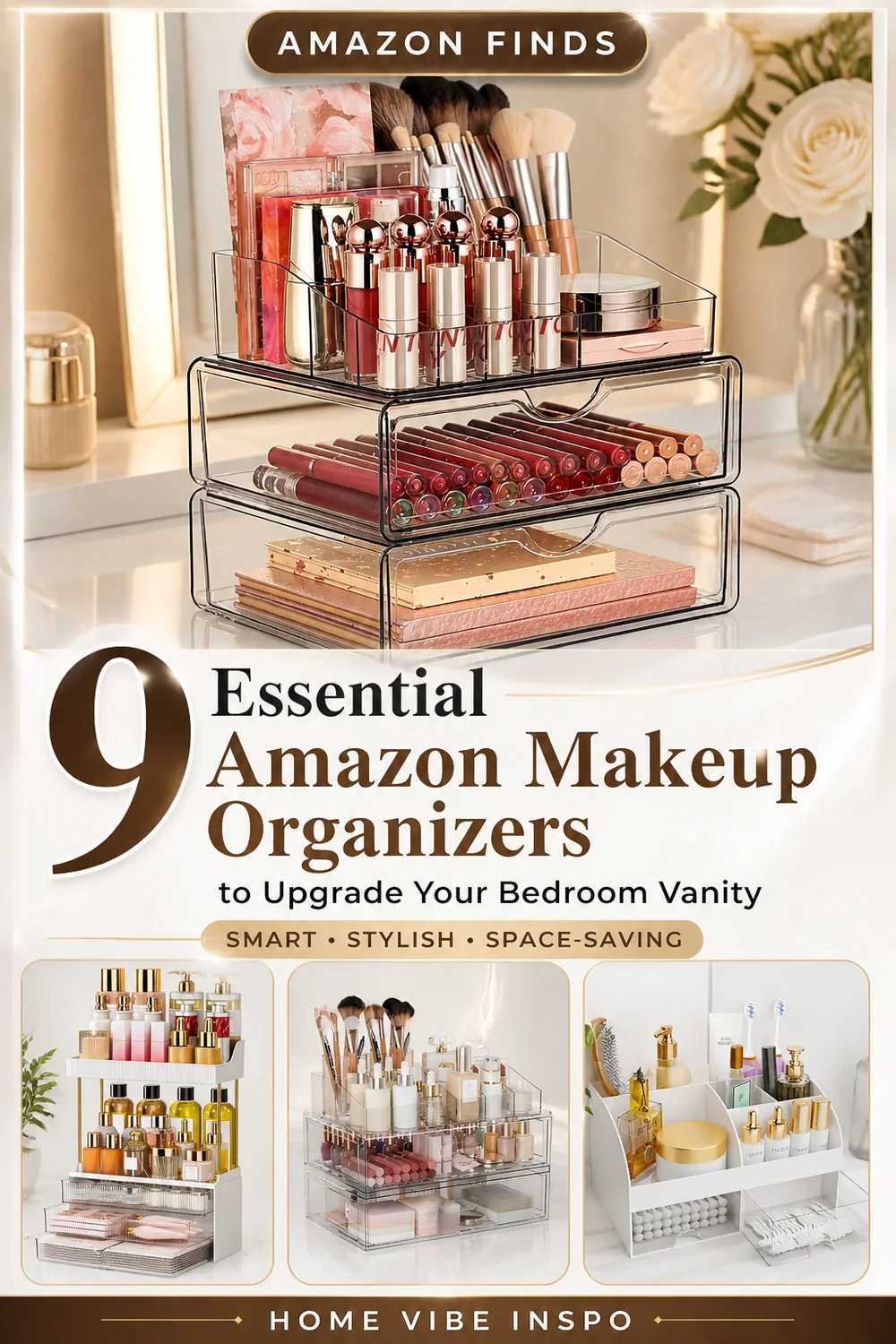 9 Essential Amazon Makeup Organizers to Upgrade Your Bedroom Vanity