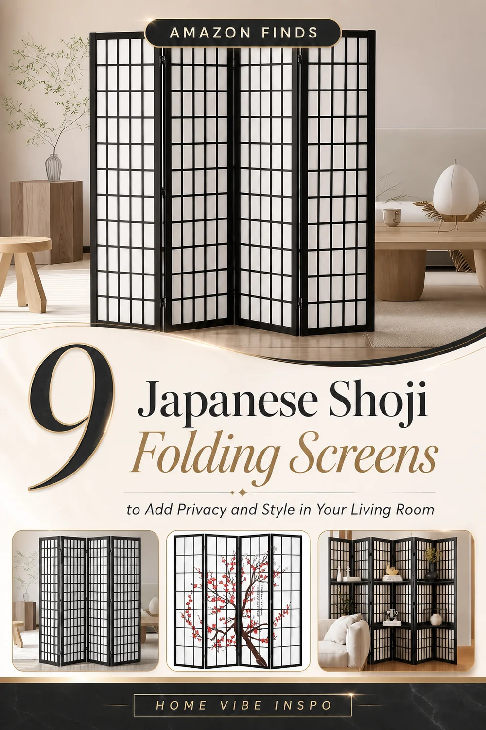 9 Japanese Shoji Folding Screens to Add Privacy and Style in Your Living Room