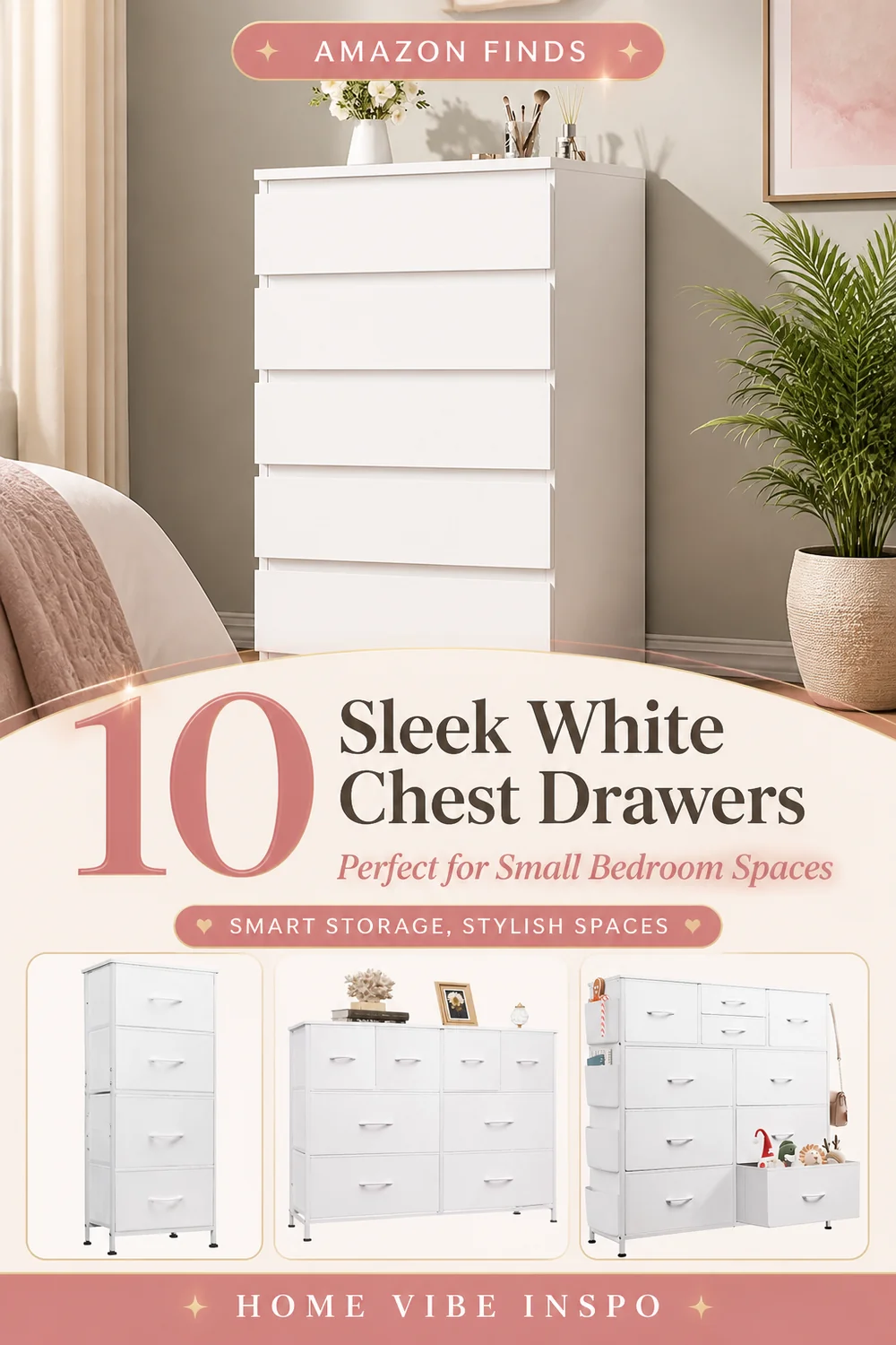 10 Sleek White Chest Drawers Perfect for Small Bedroom Spaces