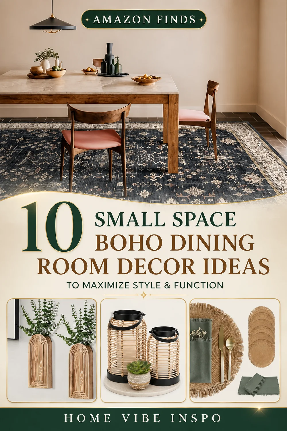 10 Small Space Boho Dining Room Decor Ideas to Maximize Style and Function