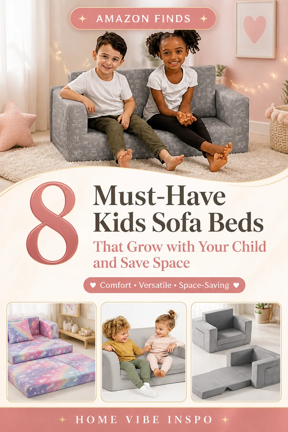 8 Must-Have Kids Sofa Beds That Grow with Your Child and Save Space