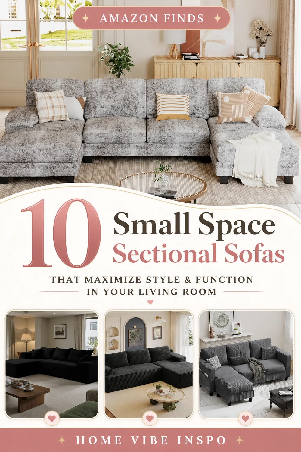 10 Small Space Sectional Sofas That Maximize Style and Function in Your Living Room